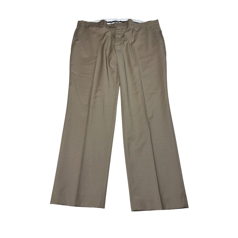 Lauren Ralph Lauren Tan High‎ Performance Wool Dress Pants Mens 40W x 30L Khaki